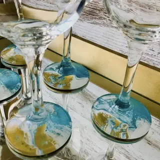 Photo 3 du produit  - personalisation de pieds de verres