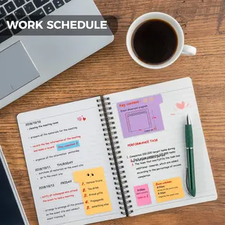 Photo 4 du produit  - Multicolor Sticky Notes & Page Marker Set