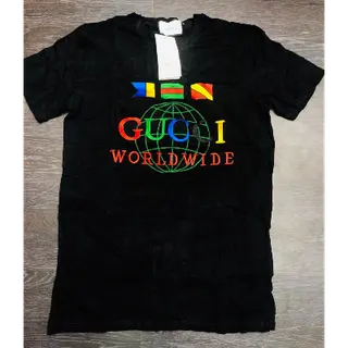 Photo 1 du produit  - T-shirts Gucci - Noir/Blanc/Orange