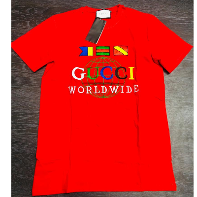 Photo 2 du produit - T-shirts Gucci - Noir/Blanc/Orange