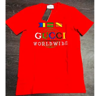 Photo 2 du produit  - T-shirts Gucci - Noir/Blanc/Orange