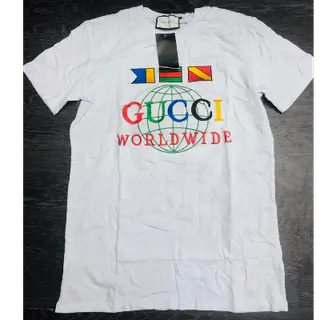 Photo 3 du produit  - T-shirts Gucci - Noir/Blanc/Orange
