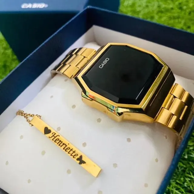 Image de Montre Casio+ chaîne personnalisé