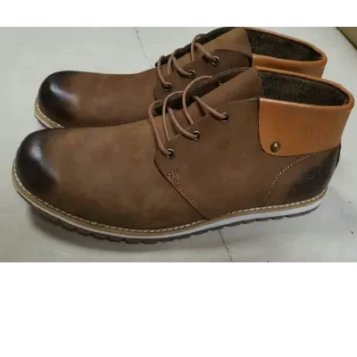 Photo 1 du produit - Bottes à lacets marron