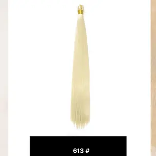 Product image attachment 1 - silky straight hair single color