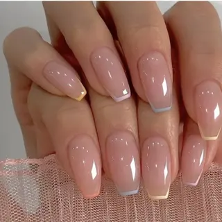 Photo 1 du produit  - Presse tendance d’été sur les ongles manucure française