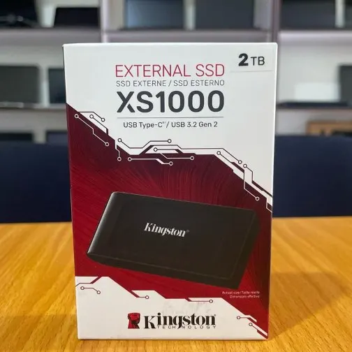 Image of new 2TB SSD hard drive