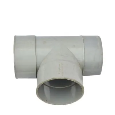 Image de Té PVC - 50-87°30' MF - Gris