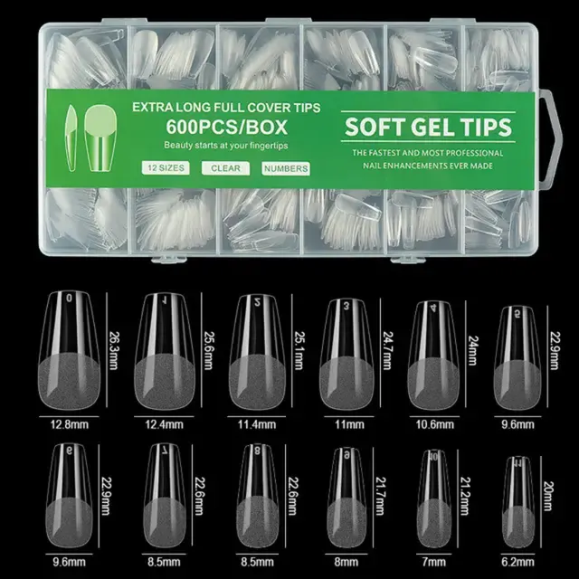 Image de soft gel tip's américaine