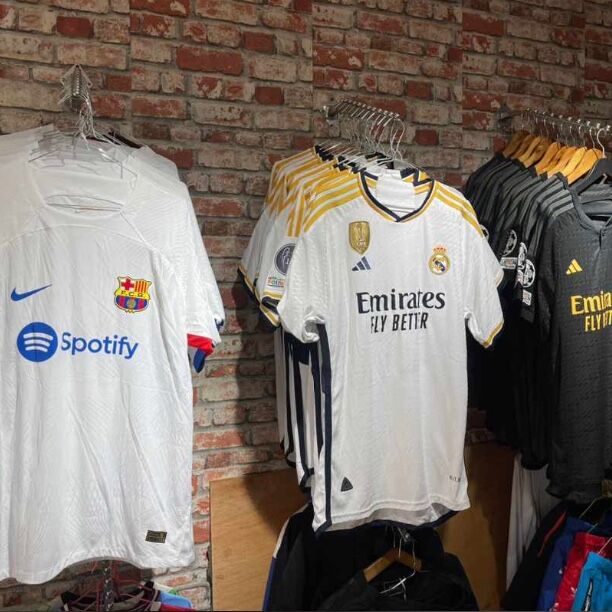 Real, Barcelona and many other fan and pro version jerseys