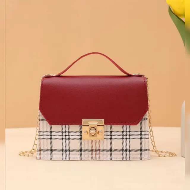 Image de Mini sac carré à rabat bicolore Fashion