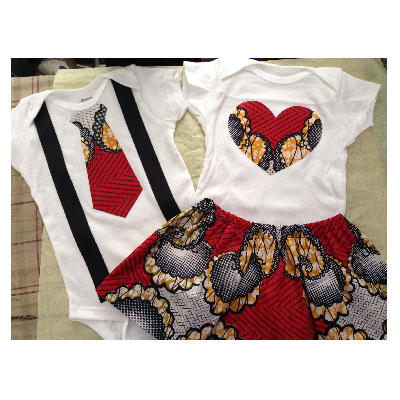 Photo 1 du produit - Ankara twin baby (boy & girl)