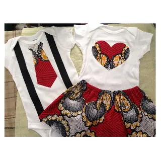 Product image attachment 1 - Ankara twin baby (boy & girl)