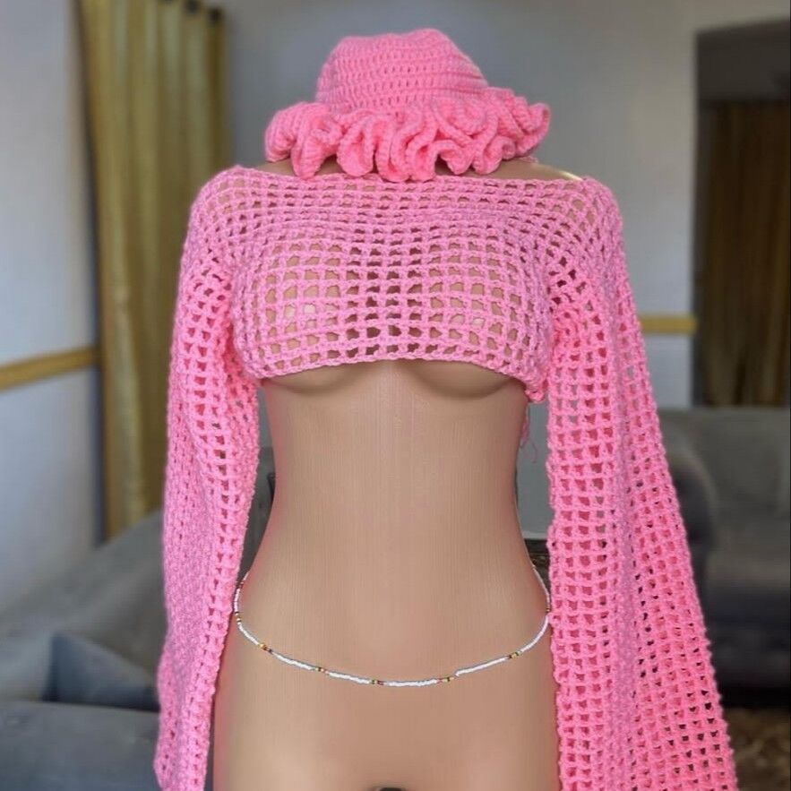 hand knit swimsuit