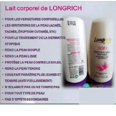Photo 1 du produit - Lait de corps a Base de placenta de brebis 200ml