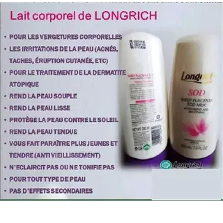 Photo 1 du produit  - Lait de corps a Base de placenta de brebis 200ml