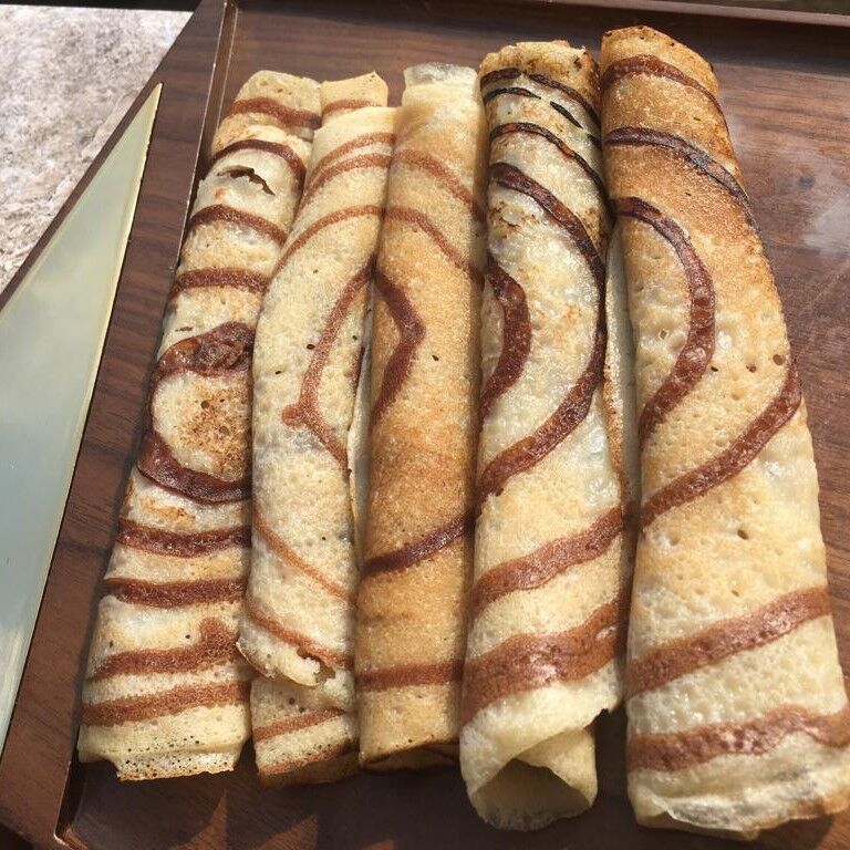 swirl pancakes
