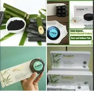 Photo 1 du produit  - Savon nettoyant au carbon de bambou et aux essences naturelles