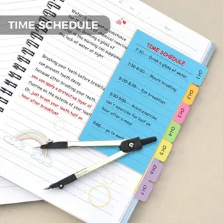 Photo 3 du produit  - Multicolor Sticky Notes & Page Marker Set