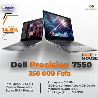 Product image attachment 1 - DELL PRECISION 7550