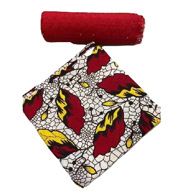 Image de Pagne Wax + Dentelle