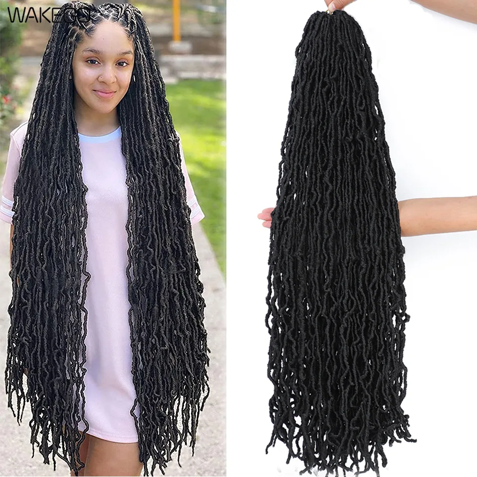 Product image attachment 1 - Faux locs extension 60cm 50 rods