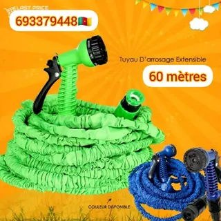 Photo 1 du produit  - Tuyaux d'arrosage extensible jusqu'à 60 mètres