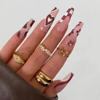 Photo 1 du produit  - Presse tendance sur ongles manucure