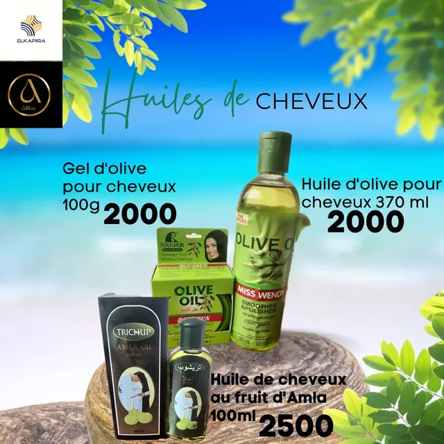 Image de huile de cheveux