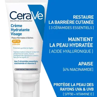 Photo 2 du produit  - Creme Hydratante Visage avec protection Solaire