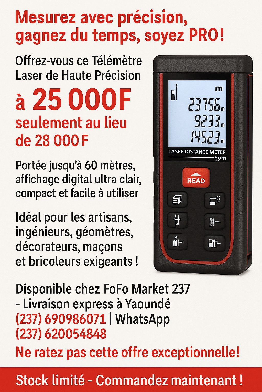 Product image attachment 2 - TÉLÉMÈTRE LASER