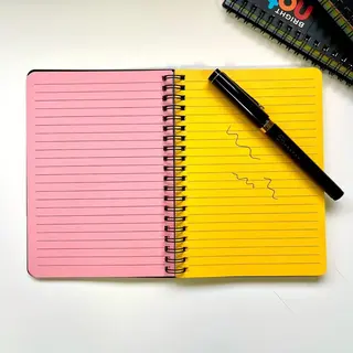 Product image attachment 3 - A5  size multicolored notebook