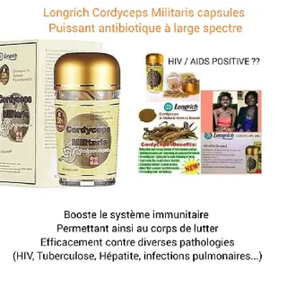 Product image attachment 1 - Cordyceps militaris 60 capsules