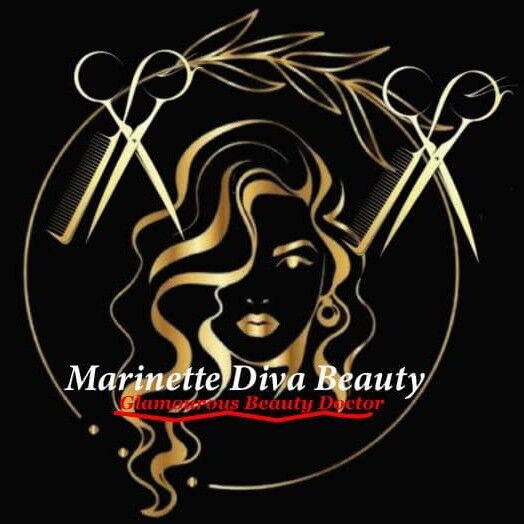 Marinette divas beauty logo