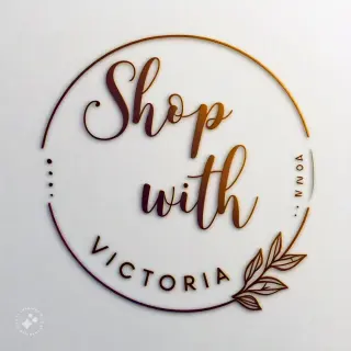 Logo, Shop with Victoria