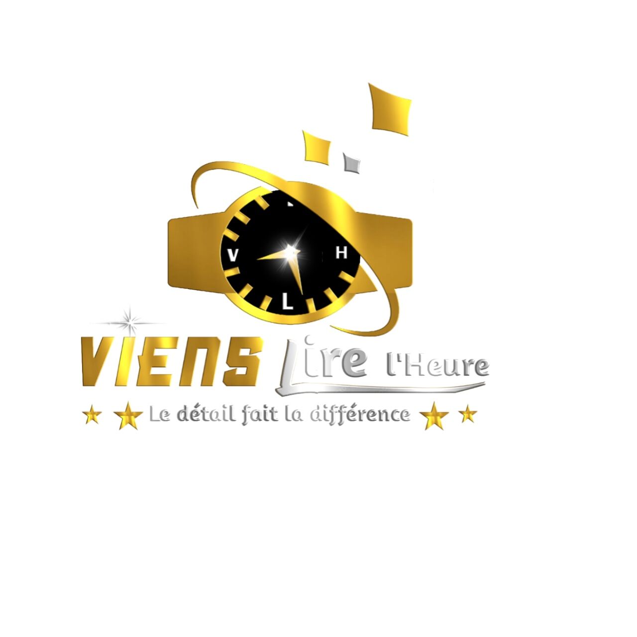 VIENS LIRE L’HEURE logo